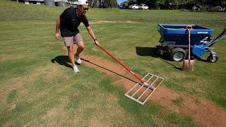 Topdressing and Levelling My Tiftuf (Bermuda) Lawn