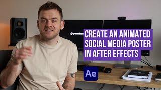 New Skillshare Course - Create and animate a Social Media Poster in After Effects