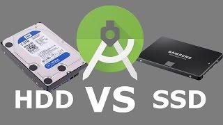 Android Studio Performance - HDD vs SSD