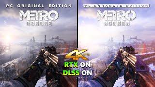 Metro Exodus : PC Original (2019) vs Enhanced Edition (2021) | PC Graphics Comparison in 4K/2160p