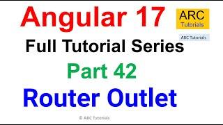 Angular 17 Tutorial For Beginners #42 - Router Outlet | Angular 17 Tutorial