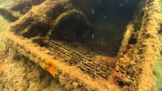 Underwater View of the USS Arizona