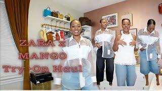 ZARA X MANGO TRY- ON HAUL | TRANSITIONING INTO FALL | TYLISHA SHANTUANE