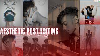 Aesthetic photo Editing Picsart || AESTHETIC Photo Editing tutorial -  01DreamEditz