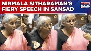 Nirmala Sitharaman Tears Into Congress In Rajya Sabha, Says 'Cong Amended Samvidhan To Help Parivar'