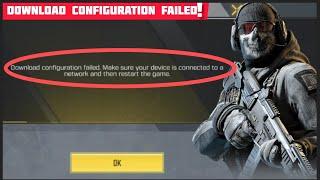 Fix Call Of Duty Mobile download configuration failed issue on Android