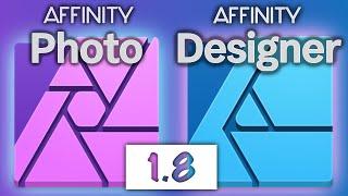 Affinity 1.8 Release -- Affinity Designer, Photo and Publisher All Updated