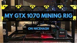 My EVGA GeForce GTX 1070 FTW Mining Rig on NiceHash