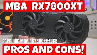 Sapphire MBA Radeon RX 7800XT 16GB Graphics Card Review Good But Not Great