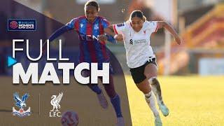 Full Match: Crystal Palace v Liverpool | Barclays WSL 2024-25