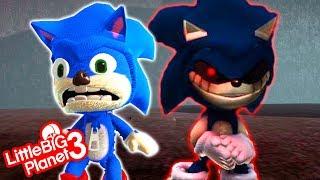 Movie Sonic VS Søñïç.èxé  - LittleBigPlanet 3 PS4 Gameplay