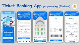 Ticket Booking app Android Studio Project with Firebase & Java - android studio Koala