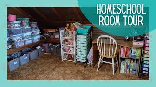 NEW Homeschool Room Tour || Minimalist Small Home