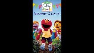 Elmo's World: Food, Water & Exercise (2005 VHS) (Higher Quality)
