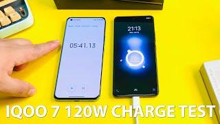 Vivo IQOO 7 120W CHARGING TEST. FASTEST IN THE WORLD!