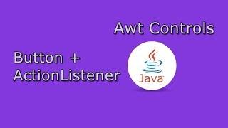 Awt Button with ActionListener | Developer Dost | HINDI