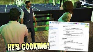 Nino Is Excited to See What Junior Has Been Cooking For City's Advancement! | NoPixel RP | GTA RP