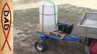 Portable water cart upgraded