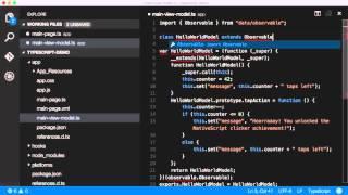 Ep 1: Using TypeScript With NativeScript