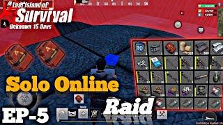 Solo Online Raid Last Island of Survival Lite Day/05  Gameplay Video #lios #ldrs