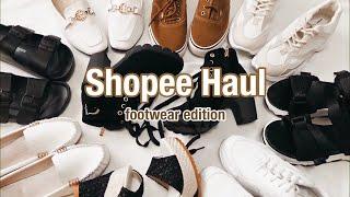 SHOPEE Try on HAUL | Footwear Edition (All under 300 pesos)