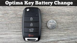 How To Change Kia Optima Fob Key Battery 2016 - 2020 DIY Replace Replacement Optima Remote Batteries