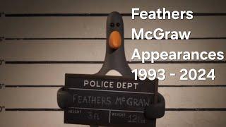 Feathers McGraw (Wallace and Gromit) Every Appearance 1993 - 2024