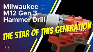 Milwaukee's Best New Drill - M12 Gen 3 Fuel Hammer Drill