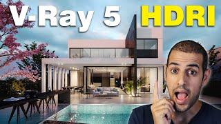 Vray HDRI - How to add Hdri lighting in Vray 5 for 3ds max.
