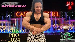 Anastasia Leonova  Pre Contest Interview #womensbodybuilding | Portugal Pro 24  | FBBC 24EP6