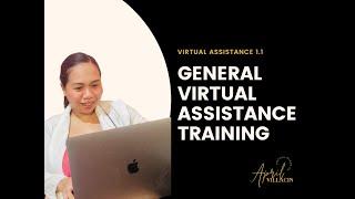 Free Virtual Assistant Training For Beginners 2022 | APRIL VILLACIN