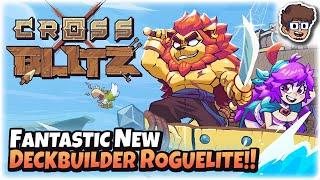 Fantastic New Deckbuilder Roguelite!! | Let's Try Cross Blitz