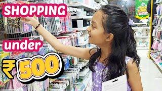 SHOPPING UNDER ₹500 CHALLENGE  ️️ | Shopping Challenge | Aayu and Vanu