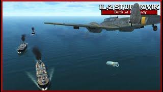 BF-110 G4 Battle of Normandy Sea Transport Strike IL-2 Sturmovik Great Battles