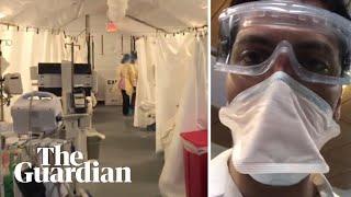 New York doctor films inside coronavirus ward: 'All you hear is oxygen'