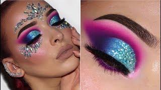 FESTIVAL INSPIRED MAKEUP TUTORIAL | Colourful & Glittery