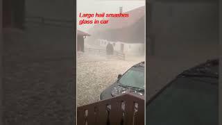 Major hail passed in Germany #peter  #germany #wetterdeutschland #shorts #short