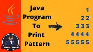 37 | Java Program To Print Right Side Triangle | Java Nested For Loop