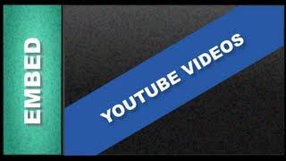 Web Design Tutorials for Xara Web Designer 7 Premium - Embed a Youtube Video Lesson 22