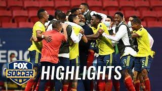 Colombia outlast Uruguay in penalty kicks, advance to semifinals | 2021 Copa America Highlights