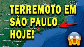 URGENTE! TERREMOTO EM SÃO PAULO HOJE! TERREMOTO EM SANTOS - SP - TERREMOTO NO BRASIL 2024