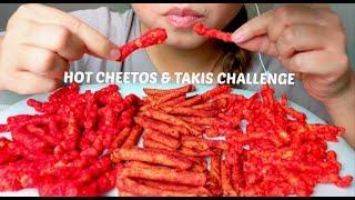 *No Talking* ASMR EXTREME SPICY Hot Cheetos & Takis Challenge 먹방 Eating Sounds suellASMR