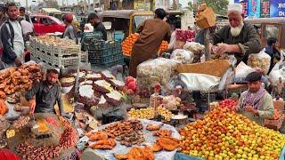 Best street food of Afghanistan | Hardworking people | Old man selling food | Achar | Chakni chat