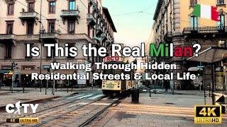 Is This the Real Milan? Walking Through Hidden Residential Streets & Local Life