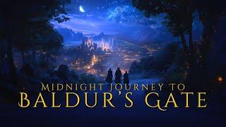 Midnight Journey To Baldur's Gate | Orchestral Fantasy Music | Original Baldur's Gate Music