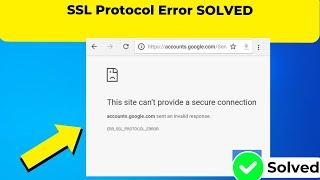 How to Fix err SSL Protocol Error in Edge / Google Chrome Browser