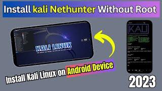 How To install kali Linux Nethunter  On Android Device Without Root [Hindi] | kali Linux on Mobile