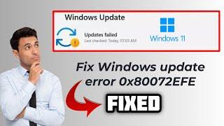 (FIXED) Windows update error 0x80072EFE | 2024