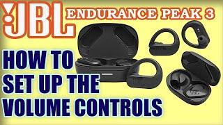 JBL ENDURANCE Peak 3 Volume Control Set up Guide