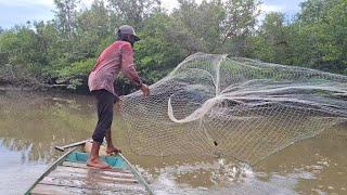 BANYAK HASIL MENJALA IKAN DI MUARA BERAU